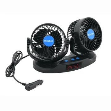 MITCHELL DUO VENTILÁTOR NA PALUBNÚ DOSKU S TEPLOMEROM 12V 07224