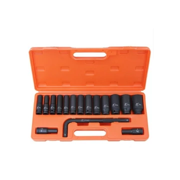 Haina HB-6821 vystužená čierna súprava nástrčkových kľúčov 1/2" 16-dielna