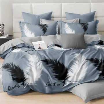 3-dielna posteľná súprava hrubá stálofarebná Dalma 1 SD-17