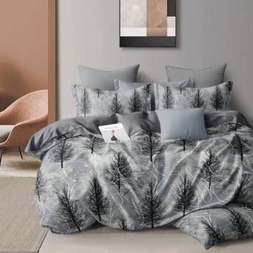 3-dielna postelná súprava hrubá stálofarebná Dalma 5 SD-17