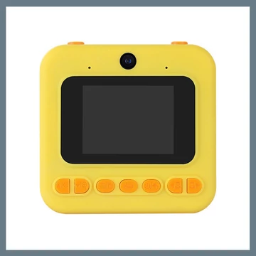 Detská kamera + tlačiareň žltá holm6916