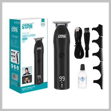 Winning Star LCD Profesionálny strojček na vlasy ST-5626