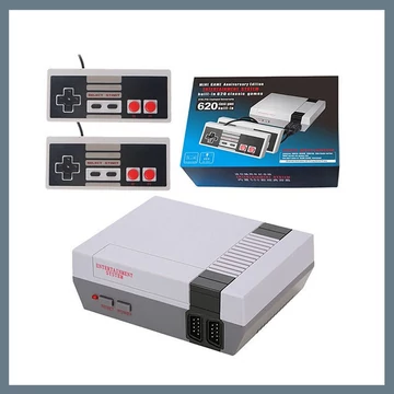 Retro TV herná konzola s 620 vstavanými hrami, 2 ovládačmi KE23-06