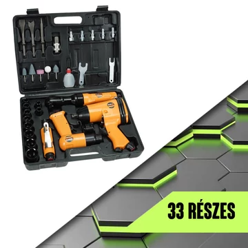 BLACK sada pneumatického náradia 33 dielov - B12206