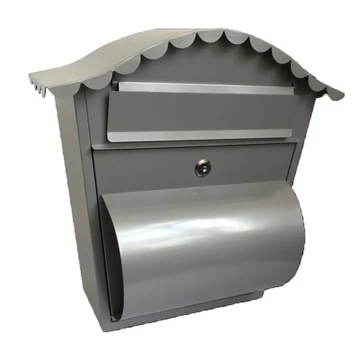 Poštová schránka 370x360x135mm oceľ s práškovým nástrekom, s držiakom na noviny HMB3637