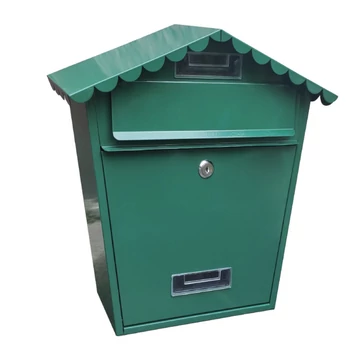 Poštová schránka 370x360x135mm oceľ s práškovým nástrekom, zelená HMB3638