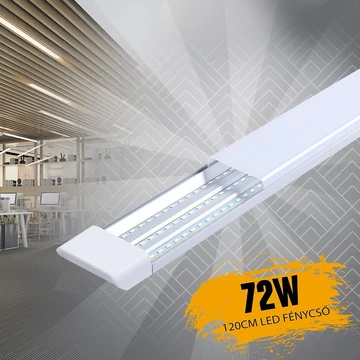 72W stropná LED žiarivka 120cm