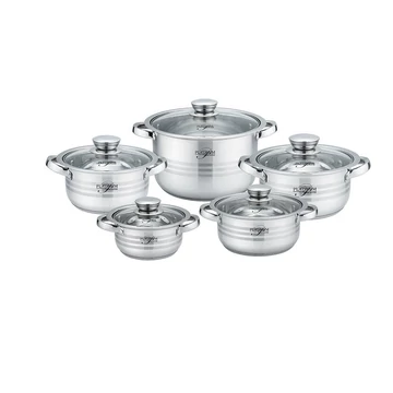 Platinová 10-dielna súprava nerezového riadu PL-10010 (BerlingerHaus)