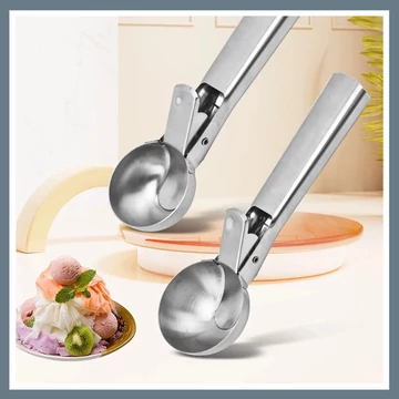 Perfect Home Nerezová naberačka na zmrzlinu 18,5 × 5 cm 14911