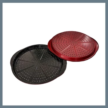 Perfect Home Metal Red Line nepriľnavý plech na pizzu 19137