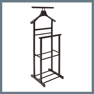 Dandy drevený stojan na oblečenie, čierny 202320