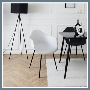 Gustav biela stolička HD0492