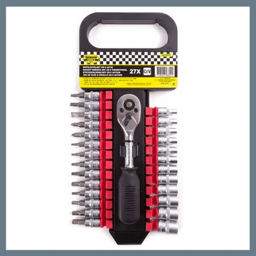 27-dielna sada nástrčných kľúčov a bitov – Cr-V 007877