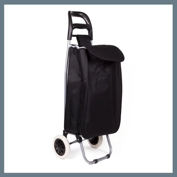 Nákupný vozík 92 × 32 × 21 cm – Čierny 012198