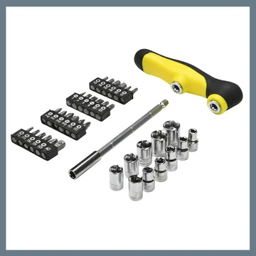 37-dielna súprava skrutkovačov s T-rukoväťou 014010