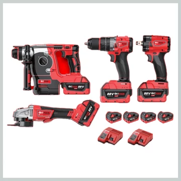 Hitman HT-M18-6829XC 88V akumulátorová 4-dielna sada náradia