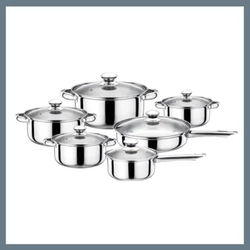 Stahlman 12-dielna súprava nerezových hrncov ST-401