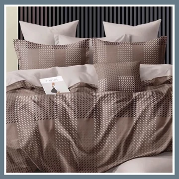 Flanelový poťah na posteľnú bielizeň Homa ALEVA MODERN 7-dielny 140x200 cm OBF-25-1116-1