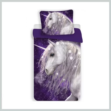 Unicorn Purple detská posteľná bielizeň 100×135 cm, 40×60 cm BRM018174