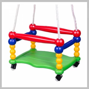 Farebná hojdačka s rámom, max. 50 kg KEH50