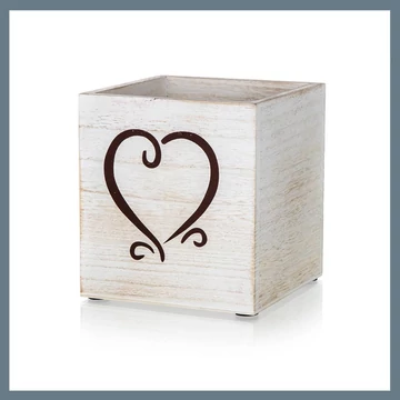 HOME DECOR dekoratív box srdce, 13 x 13 x 14 cm 63917665