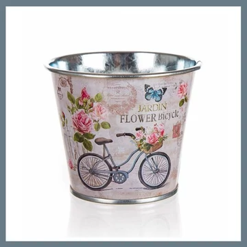 HOME DECOR BICYCLE kovový stojan na kvety, 8 x 6,5 x 5,5 cm 63918649