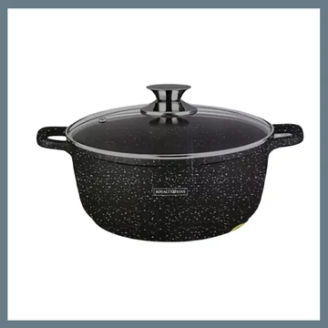 Royalty Line hrniec s mramorovým povrchom a pokrievkou, 44 cm, 24 L RL-BS44MG