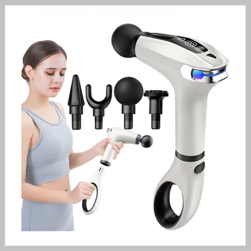 USB masážna pištoľ so 4 hlavicami, 8 úrovní intenzity 24577_B