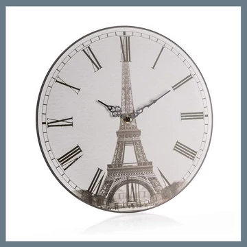 HOME DECOR Nástenné hodiny TOWER, 34 cm 65131058