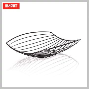 BANQUET Kovový ovocný košík LINEA 30,5 × 21 × 7 cm 45HW118