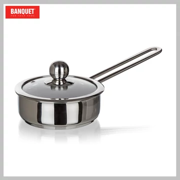 BANQUET Nerezová panvica PICCOLO 14 × 5 cm, 0,75 l, s pokrievkou 48721014