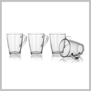 Súprava sklenených hrnčekov 160 ml, 4 ks 59KEEIC17041WP