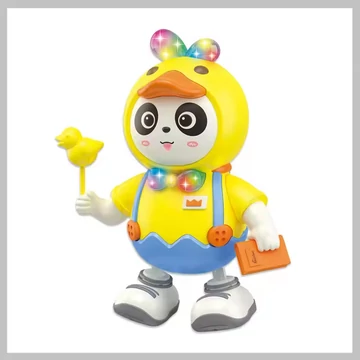Tancujúca panda v kačacom kostýme 23 cm TPKJ23