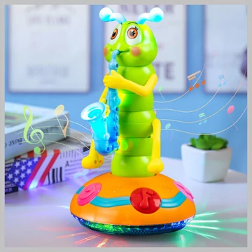 Tancujúca a svietiaca húsenica 24 cm TVH24