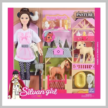 Silvan Girl Happy Farm – Bábiková súprava OC0958424