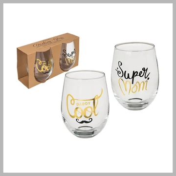 Poháre "Super Mom & Daddy Cool" 750046