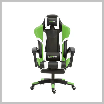 Herzberg Tric Gamer Stolička Zelená HG-8083-GRN
