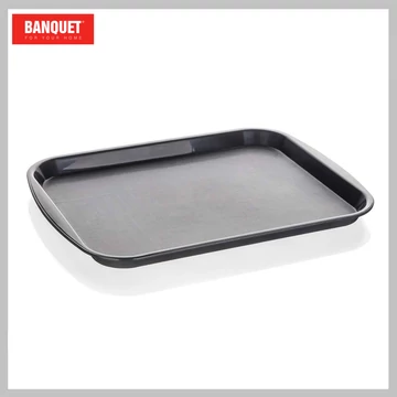 BANQUET Plastový podnos CULINARIA 43 x 31 x 2 cm, čierny 12824021