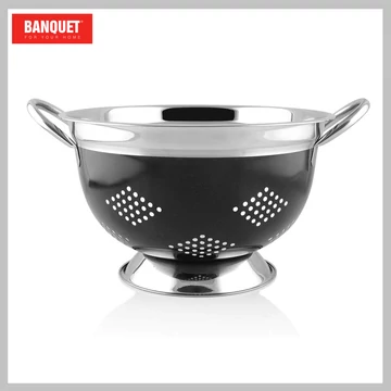 Banquet Nerezový cedník AVANZA 21 cm, sivý 15851822GR