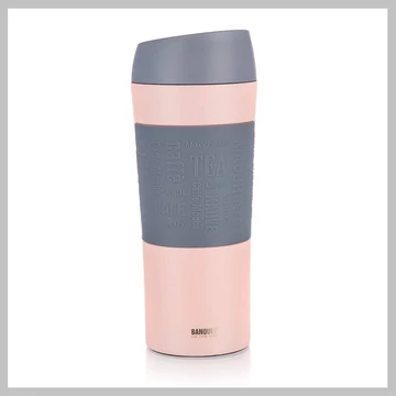 Banquet Cestovný hrnček MATTY 400 ml, ružový – 48788659