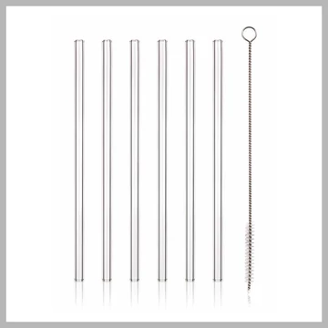 Sada slamiek s čistiacou kefkou 20 cm, rovná 04269951