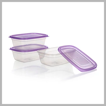 ACCASA Súprava plastových pohárov 1,25 l, 3 ks, fialová 55075049