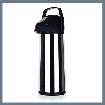 BANQUET CULINARIA termoska z nehrdzavejúcej ocele s pumpičkou, 1,9L, čierna 4819KSA0B-A