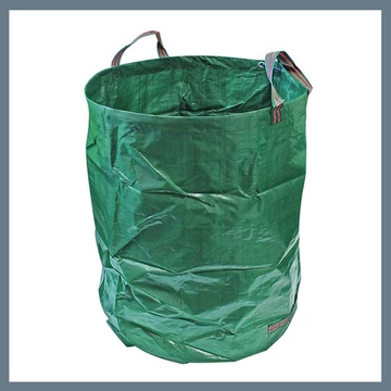 HAPPY GREEN skladací záhradný odpadkový kôš, 120L, zelený 50649955