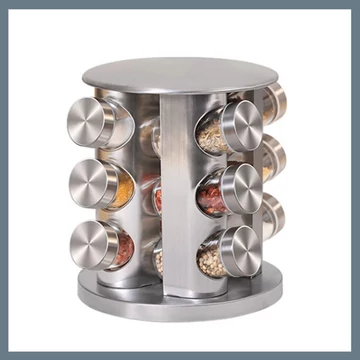 Otočný stojan na koreničky, 12 ks – Kovový 200202038