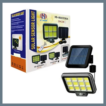 Solárny reflektor, 288LED, 50W, senzor pohybu HS-8022