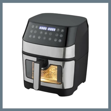 Royalty Line teplovzdušná fritéza, 8 litrov, 1700 W, čierna RL-AF5413D