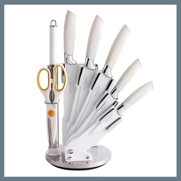 Royalty Line 8-dielna sada nožov s otočným stojanom RL-WHT8-W