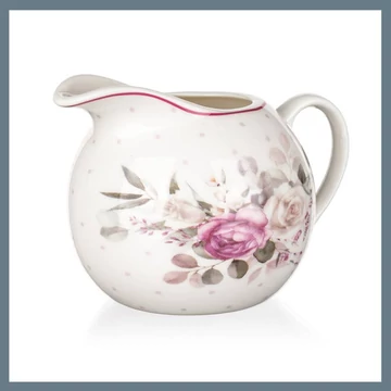 BANQUET ROSE keramická kanvička na smotanu, 250 ml 60322085