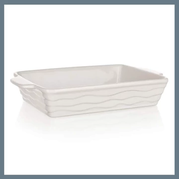 BANQUET Obdĺžniková zapekacia misa CULINARIA biela 24 x 14,5 cm 60ZF02